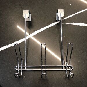 Chrome Over Door Hooks 9 inch by 11 inch